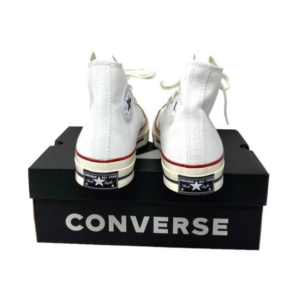 Converse Chuck Taylor High Top Red White Canvas Women's Size Sneakers 162056C - Picture 9 of 10